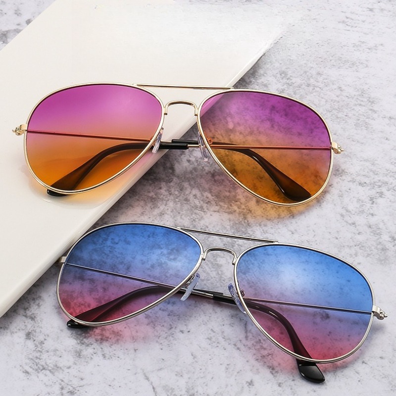 Sunglasses Aviator Polarized - Woman Men Aviat Alloy Frame Polit