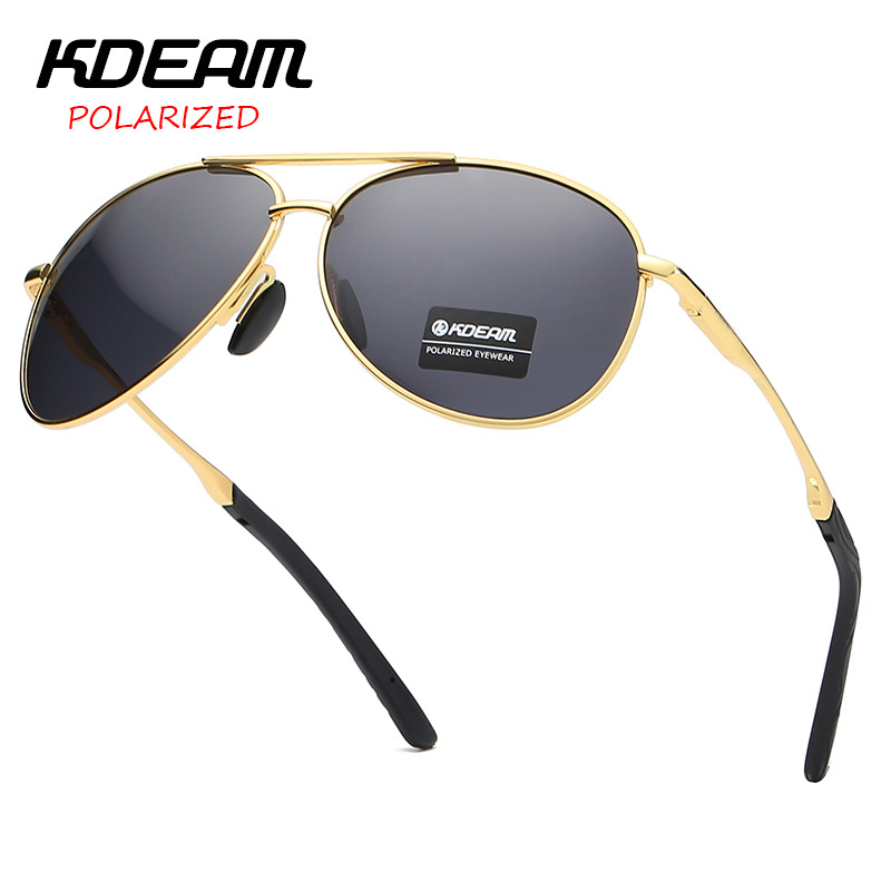KDEAM Brand Black Pilot Sungla - Sunglasses Aviator Polarized recension och pris