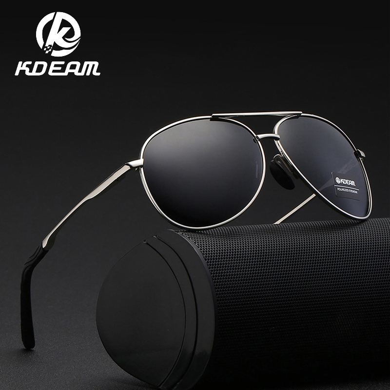 KDEAM Brand Black Pilot Sungla - Sunglasses Aviator Polarized recension och pris