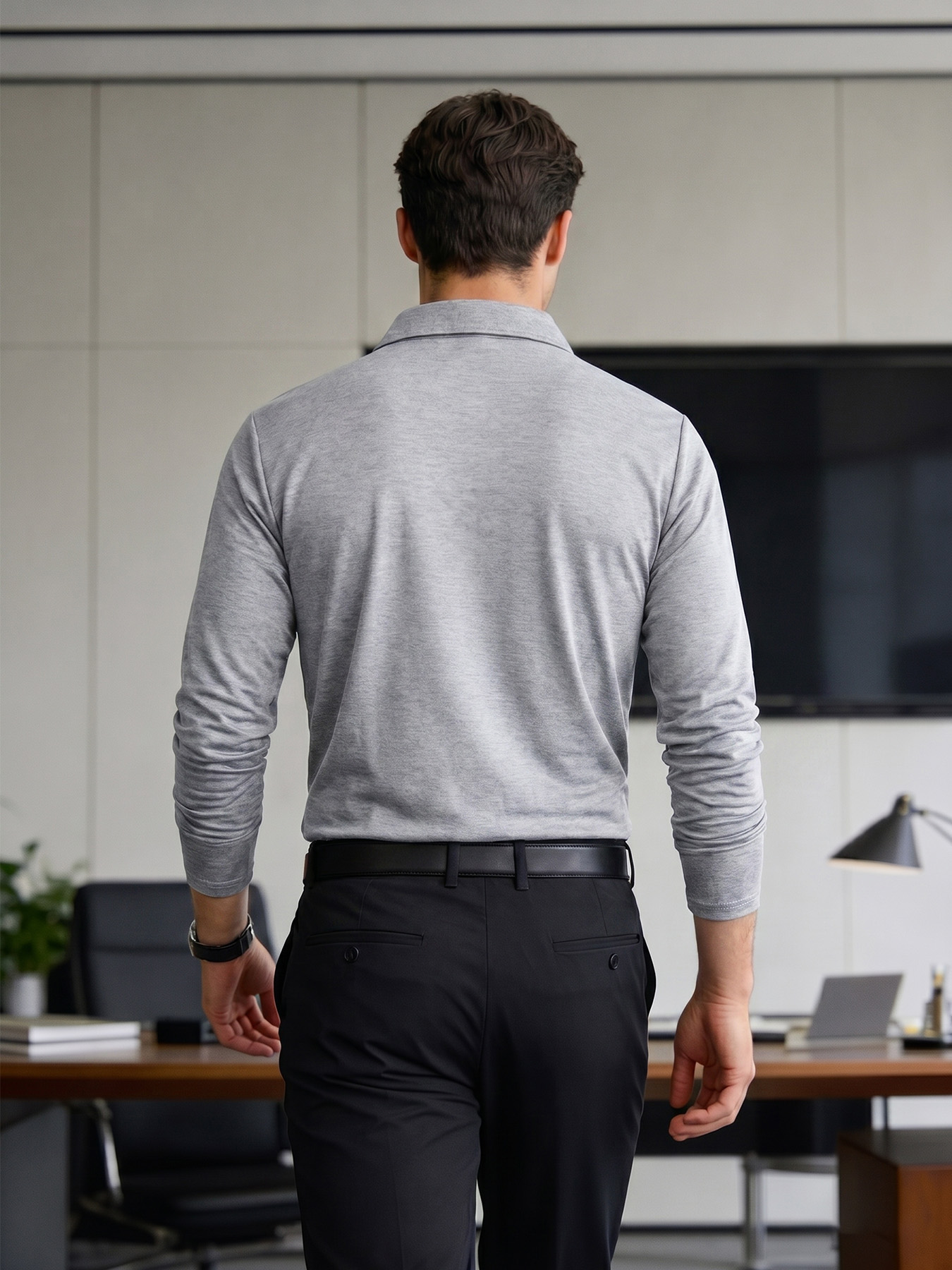 2 Pack Men's Long Sleeve Polo  - Polo Shirt Pique recension och pris