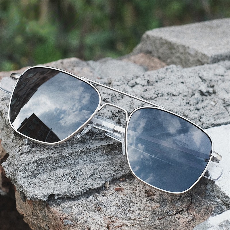 Retro Sunglasses Men Metal Fra - Sunglasses Aviator Polarized recension och pris