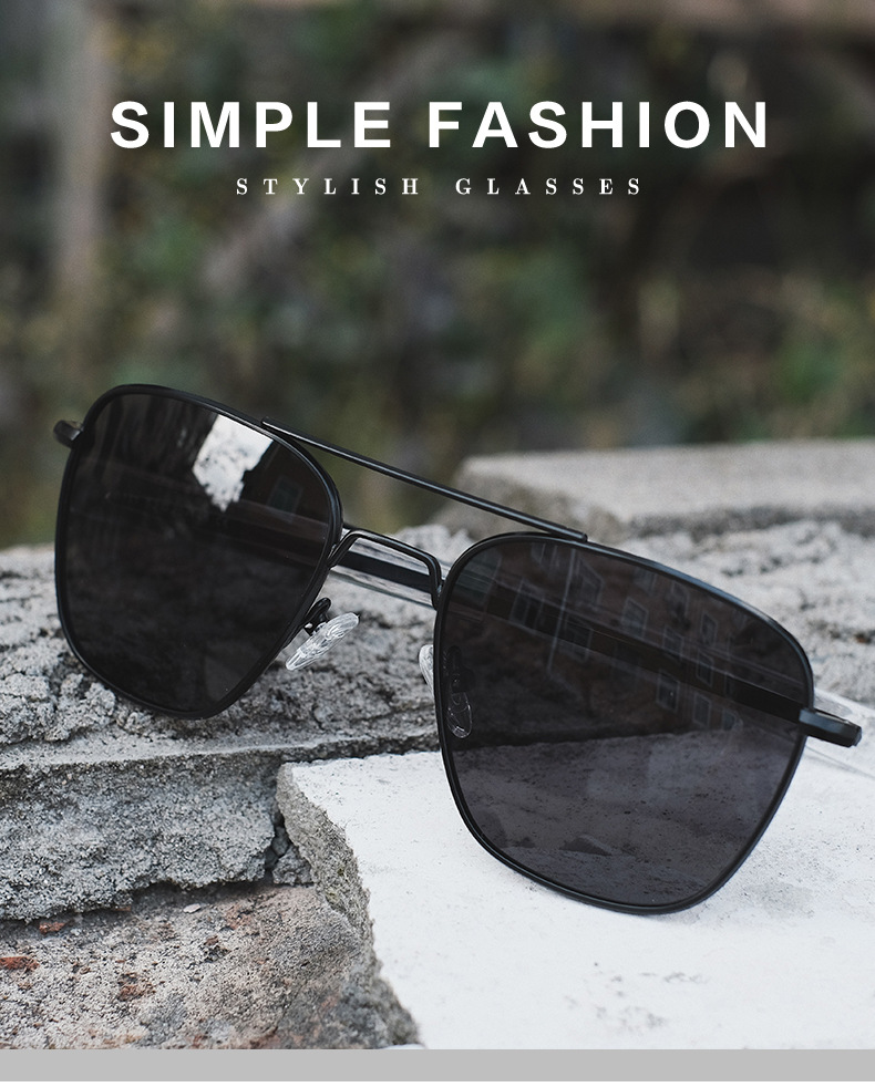 Retro Sunglasses Men Metal Fra - Sunglasses Aviator Polarized recension och pris