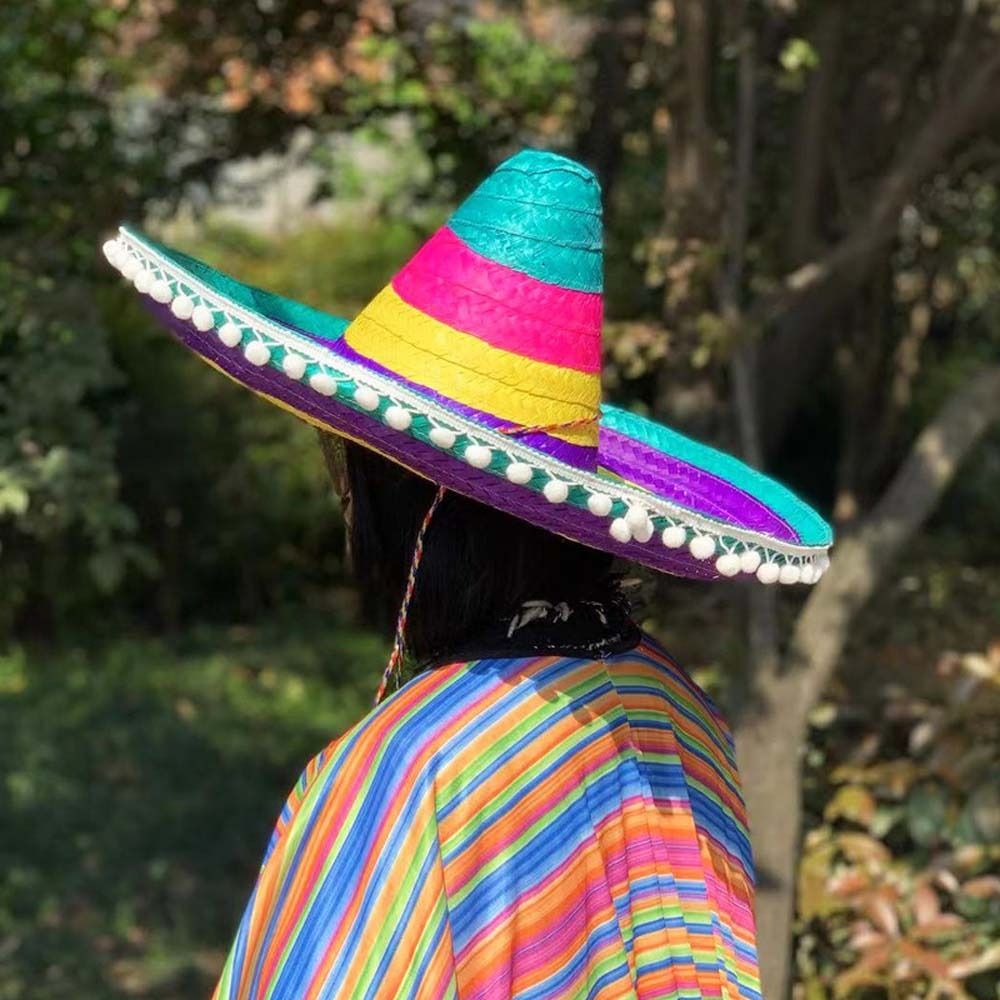 Wide Brim Mexican Party Hat Na - Bucket Hat Straw recension och pris