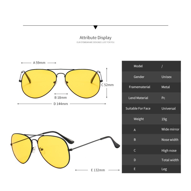 Woman Men Aviat Alloy Frame Po - Sunglasses Aviator Polarized recension och pris