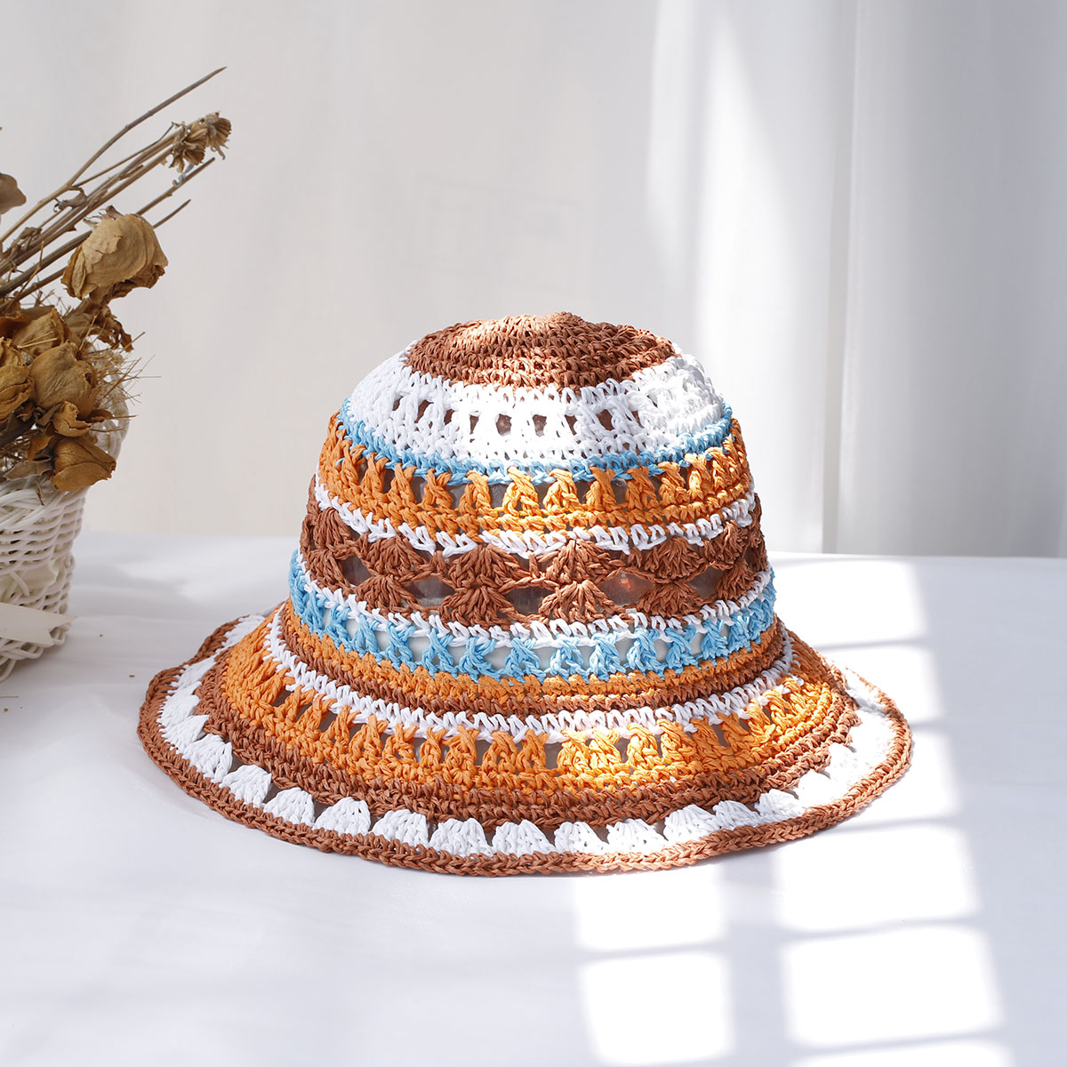Women's hats New fashion Style - Bucket Hat Straw recension och pris